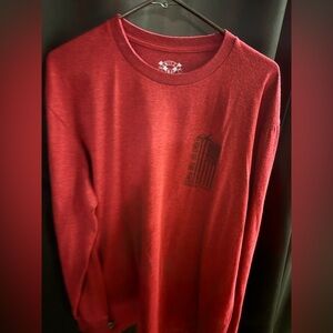 Stylish Red Long Sleeve Tee